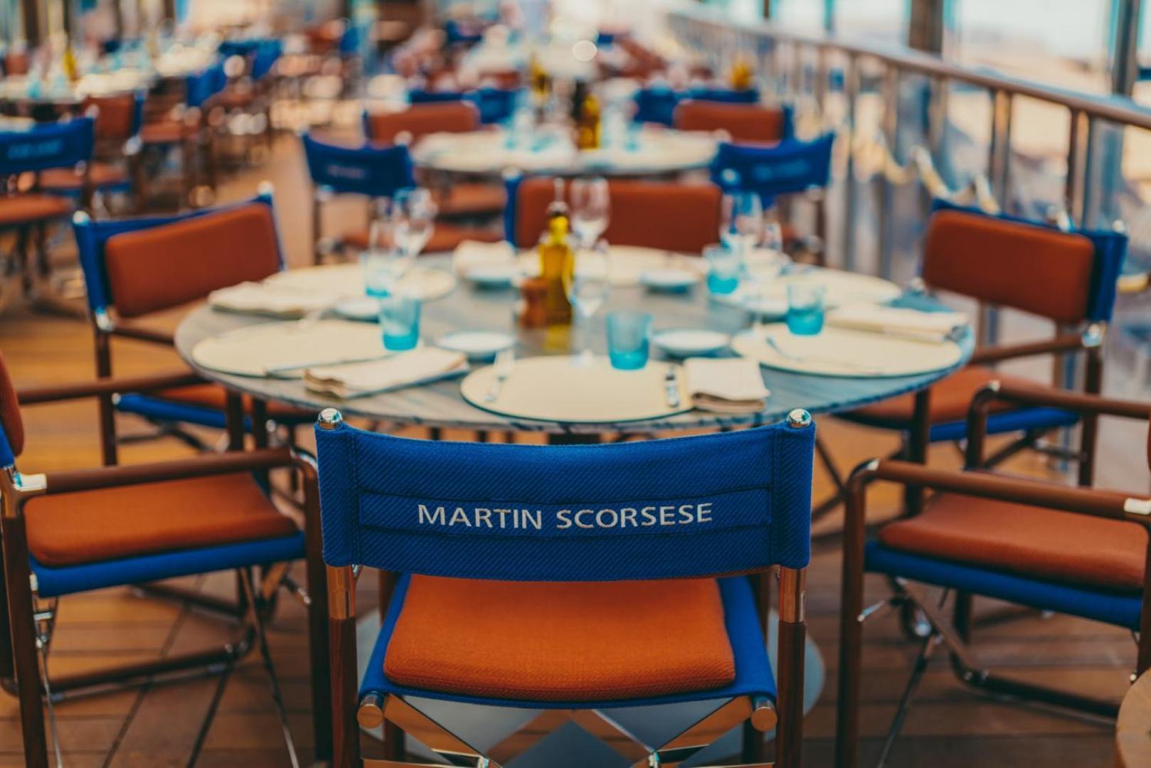Hotel Martinez, In The Unbound Collection By Hyatt Cannes Esterno foto The director's chair of Martin Scorsese on the set of The Departed